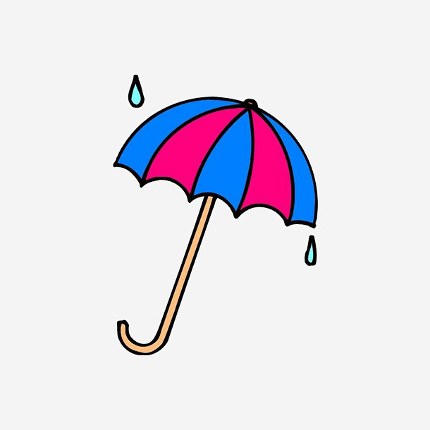手繪雨傘高清素材的創(chuàng)意應用與風格解析
